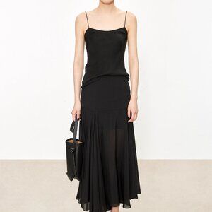 CHICJOC 100% Silk Minimalist Camisole size 40